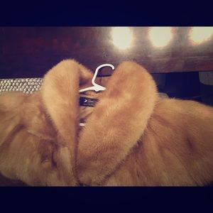 Vintage mink fur coat